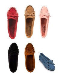 MINNETONKA Kilty Suede Moc ローファー☆