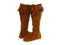 【Minnetonka】 Front Lace Hardsole Knee-Hi Boot