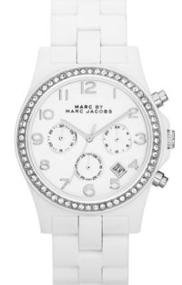 Marc by Marc Jacobs★White Henry Chrono Watch