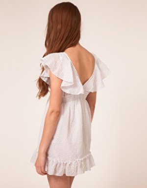 画像2: Liquorish Sun Dress In Burnout Cotton