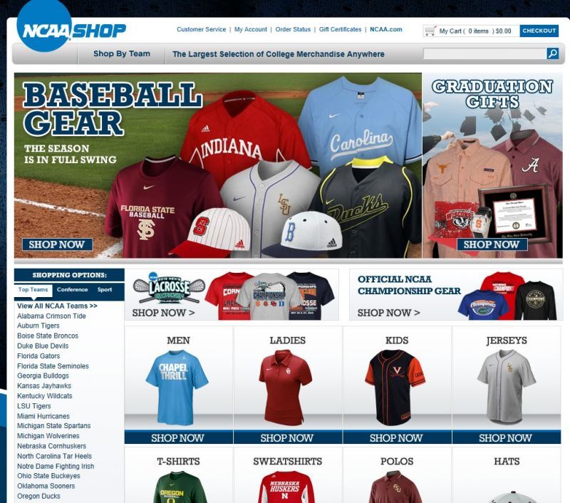 shopncaasportsショップNCAAスポーツ【NCAAのスポーツウェア、関連商品】