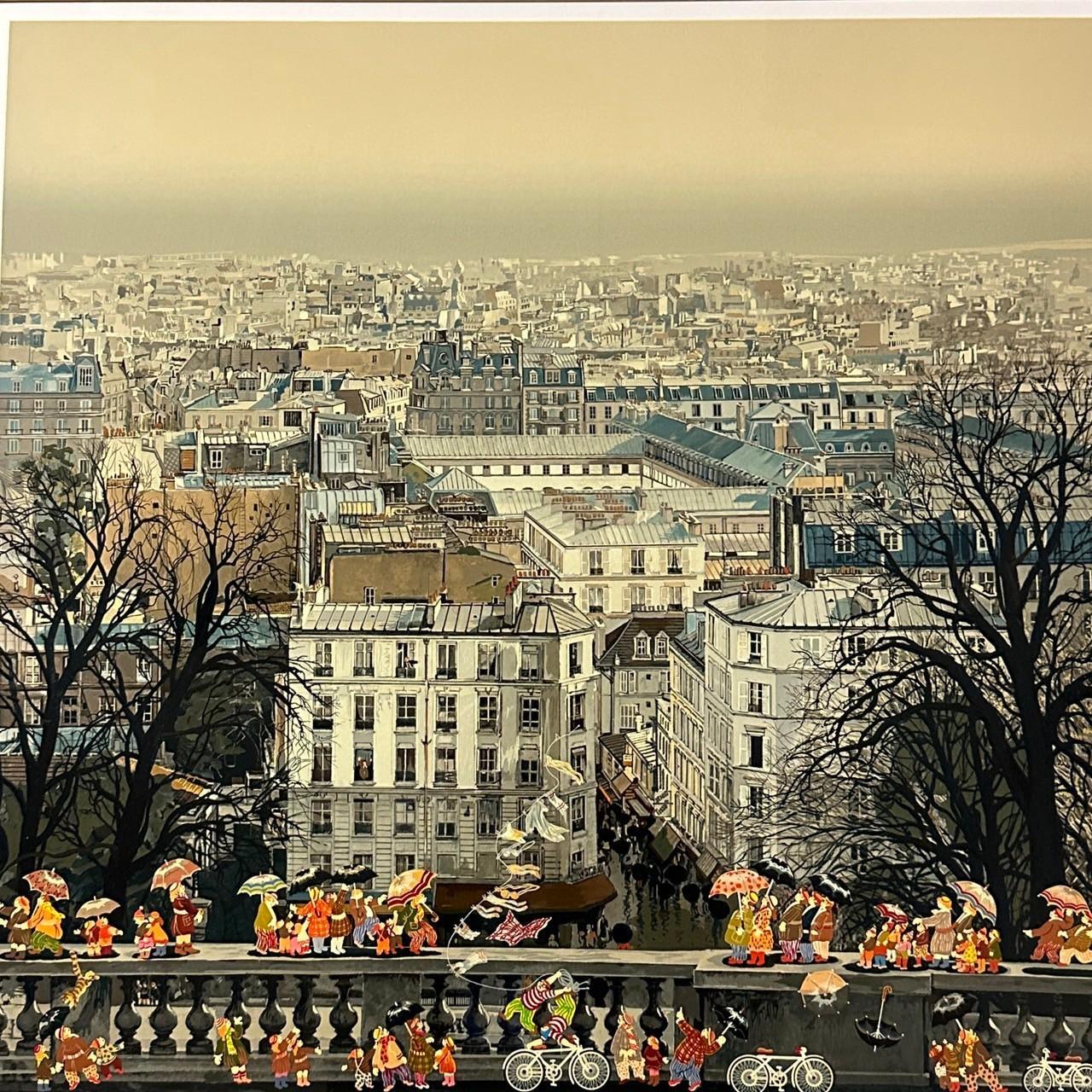 ★超レア　ヒロヤマガタ 風景画　原画　直筆サイン入　世界的人気作家『金閣寺』F6 ヒロ・ヤマガタがシルクスクリーンの版画で制作した京都の絵