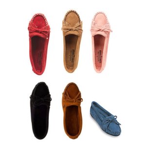 画像: MINNETONKA Kilty Suede Moc ローファー☆