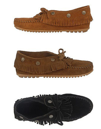 画像: MINNETONKA Fringed Moc ローファー☆